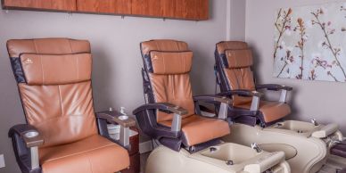 A Variety of Gel Nails and Natural Nail Manicures as well as many different Pedicures.